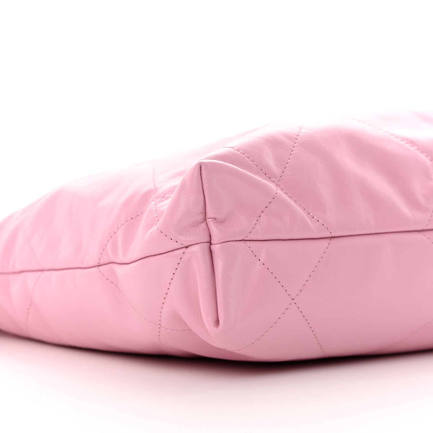 Chanel Shiny Calfskin Quilted Small Chanel 22 Pink 10 of 12
