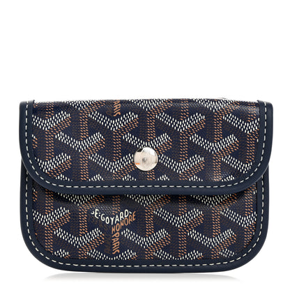Goyard Goyardine Mini Anjou Pouch Navy 1 of 6