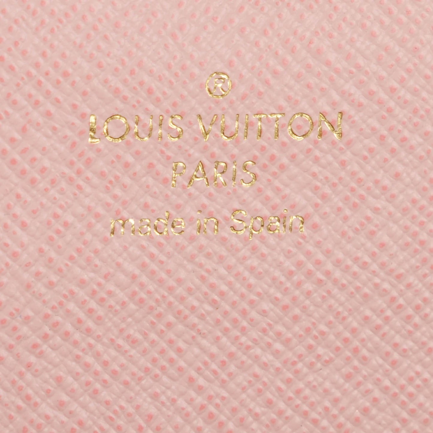 Monogram Emilie Wallet Rose Ballerine