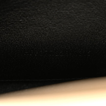 Saint Laurent Grain De Poudre Matelasse Chevron Monogram Chain Wallet Nude Powder 8 of 15