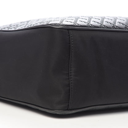 Versace Calfskin Nylon Medusa Lifestyle Tote Black 7 of 9