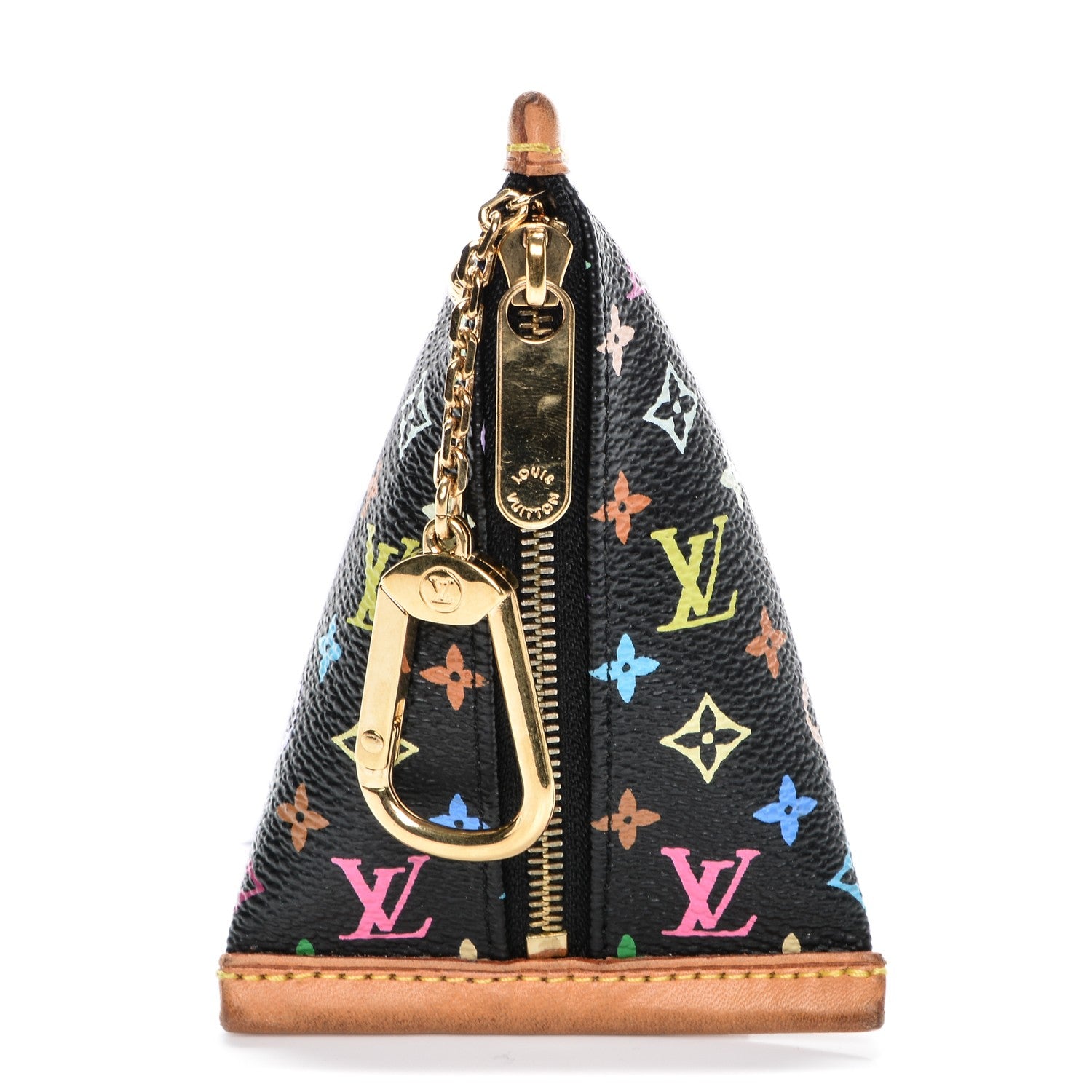 Louis Vuitton Monogram Multicolor Berlingot Coin Purse Black 1 of 7