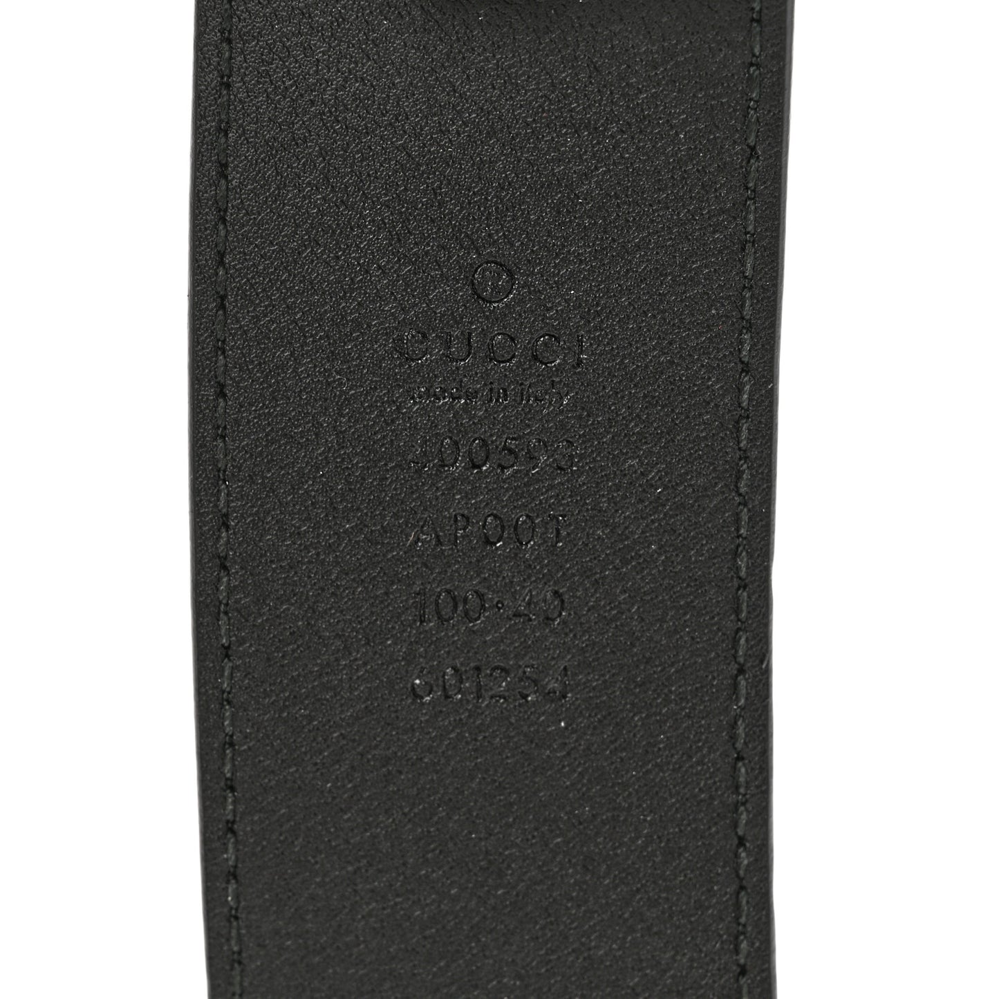Calfskin Double G 40mm Belt 100 40 Black