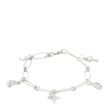Tiffany Sterling SIlver Elsa Peretti Five Charm Bracelet 1 of 3