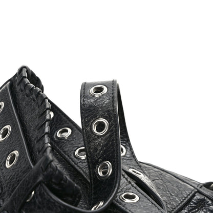 Balenciaga Agneau Arena Le Cagole Crossbody Bag Black 15 of 15