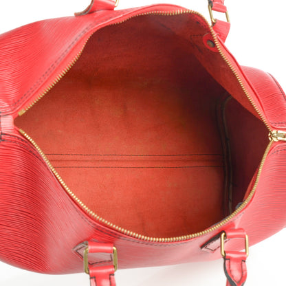 Louis Vuitton Epi Speedy 35 Rouge 5 of 8
