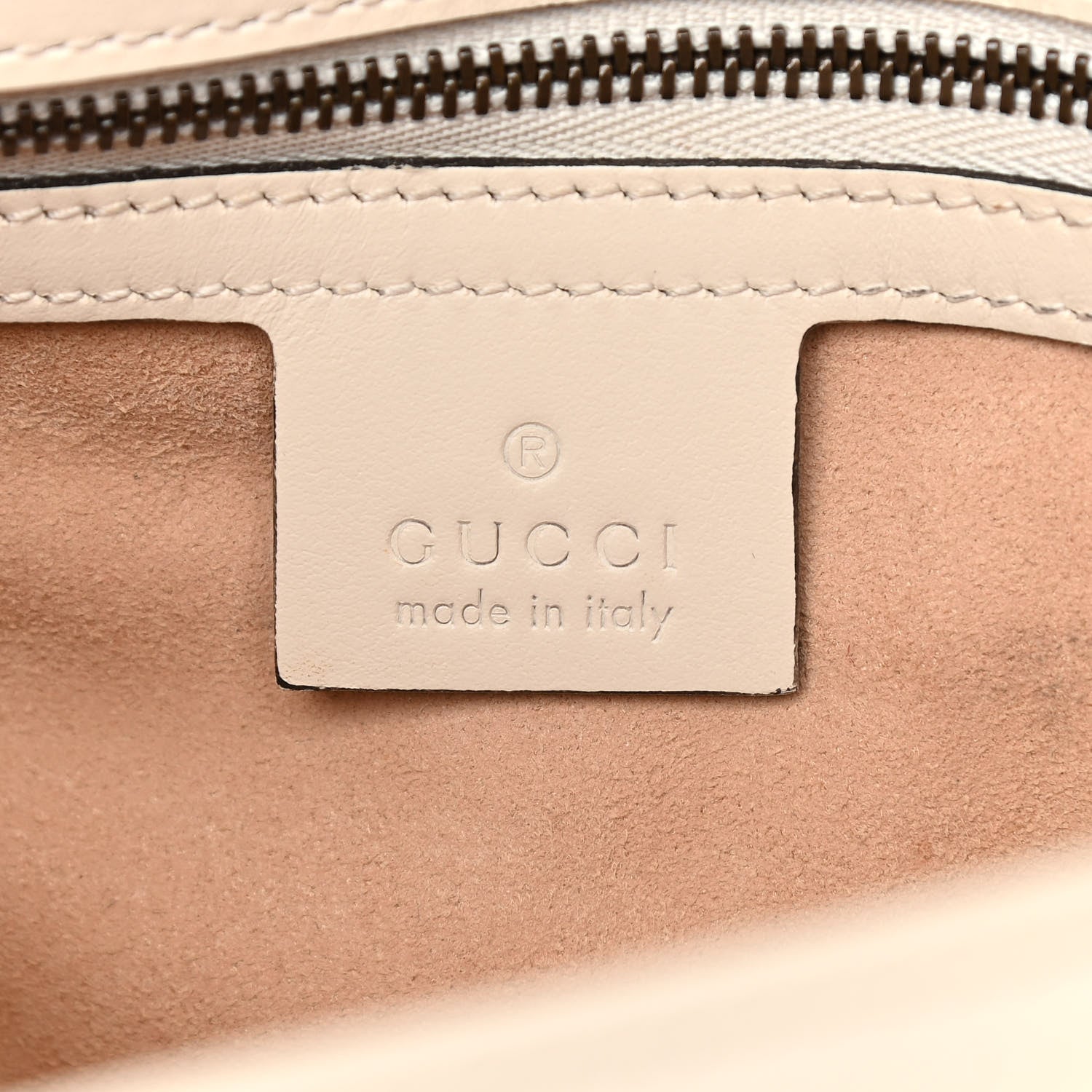 Gucci Calfskin Matelasse Small GG Marmont Shoulder Bag White 6 of 11