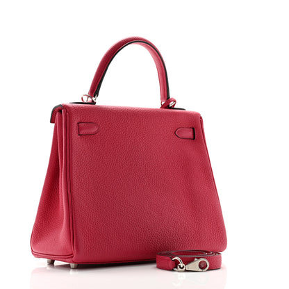 Hermes Togo Kelly Retourne 25 Framboise 3 of 12