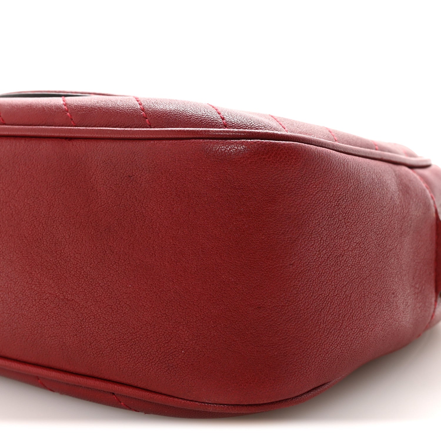 Gucci Sakai Be Green Calfskin Diagonal Stitched Small Blondie