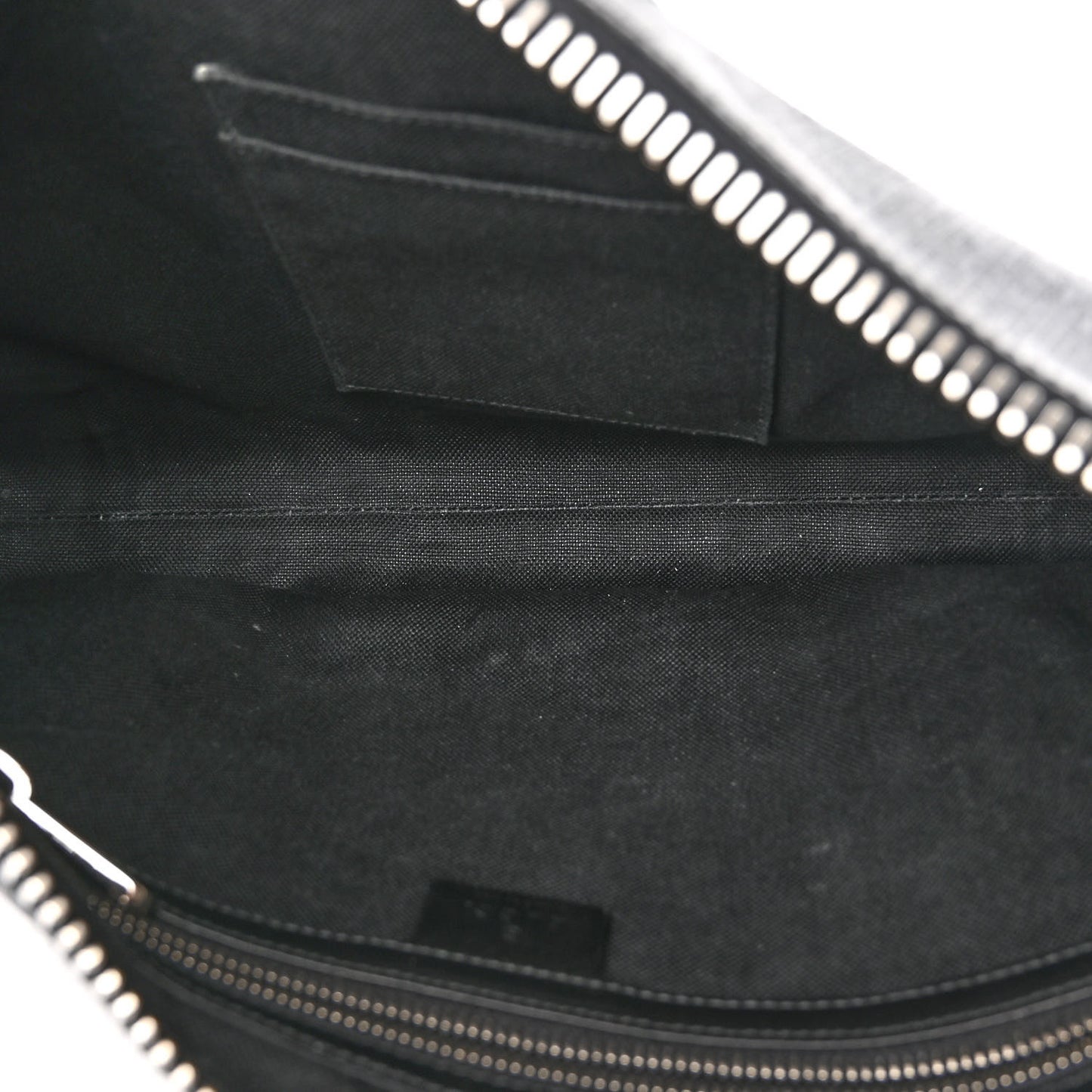 Soft GG Supreme Monogram Appia Calfskin Web East West Messenger Bag Black Grey
