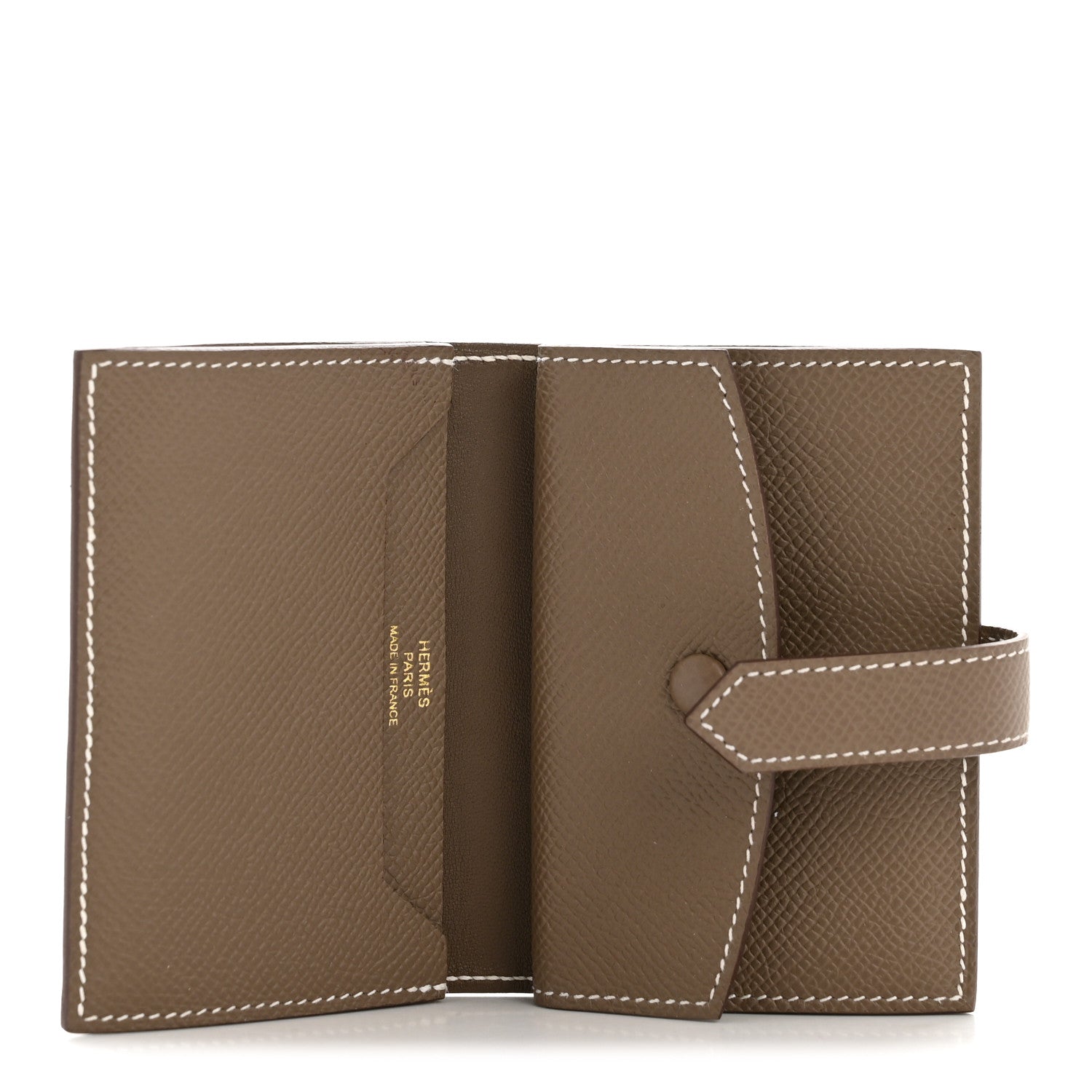 Hermes Epsom Mini Bearn Wallet Etoupe 5 of 11