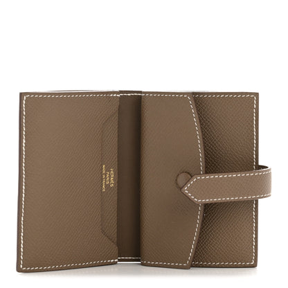 Hermes Epsom Mini Bearn Wallet Etoupe 5 of 11