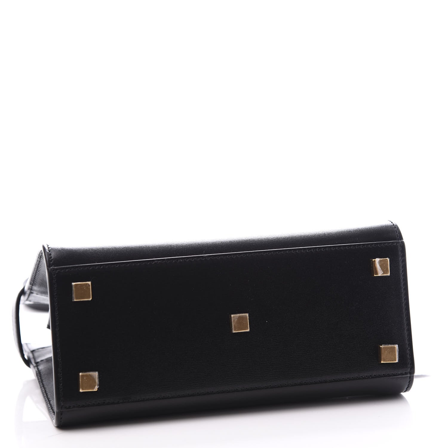 Saint Laurent Smooth Calfskin Manhattan Nano Shopper Tote Black 5 of 8