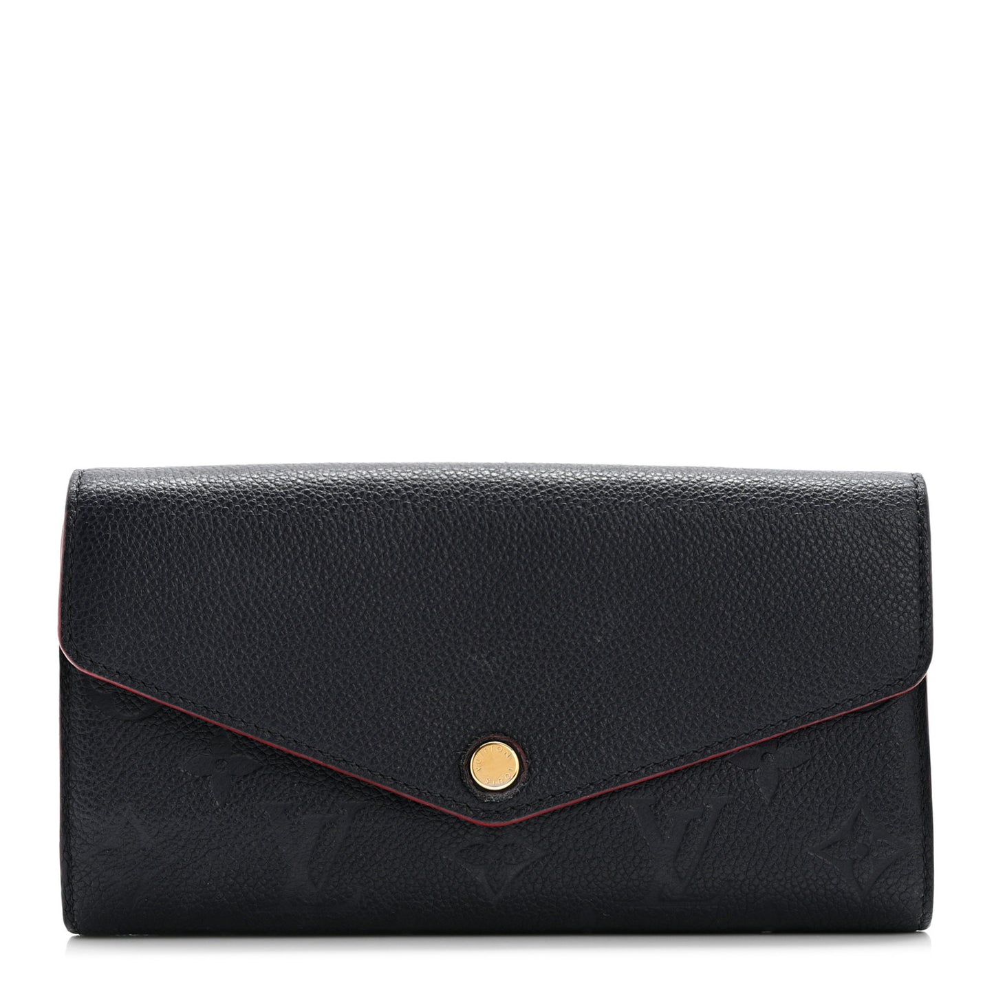 Empreinte Sarah Wallet NM Marine Rouge
