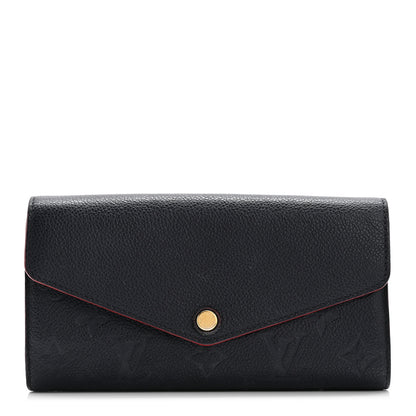 Louis Vuitton Empreinte Sarah Wallet NM Marine Rouge 1 of 12
