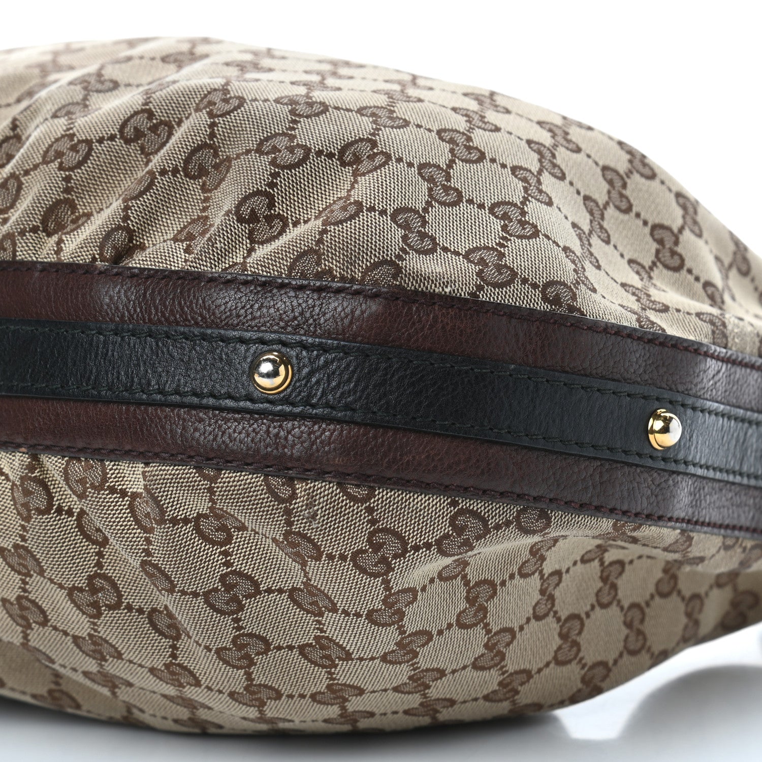 Gucci Monogram Medium Interlocking Hobo Dark Brown 9 of 12