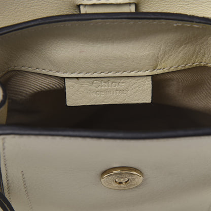 Chloe Suede Calfskin Mini Faye Backpack Off White 6 of 10