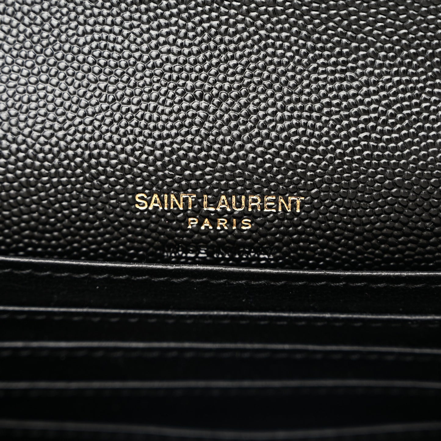 Grain De Poudre Monogram Kate Belt Bag Black