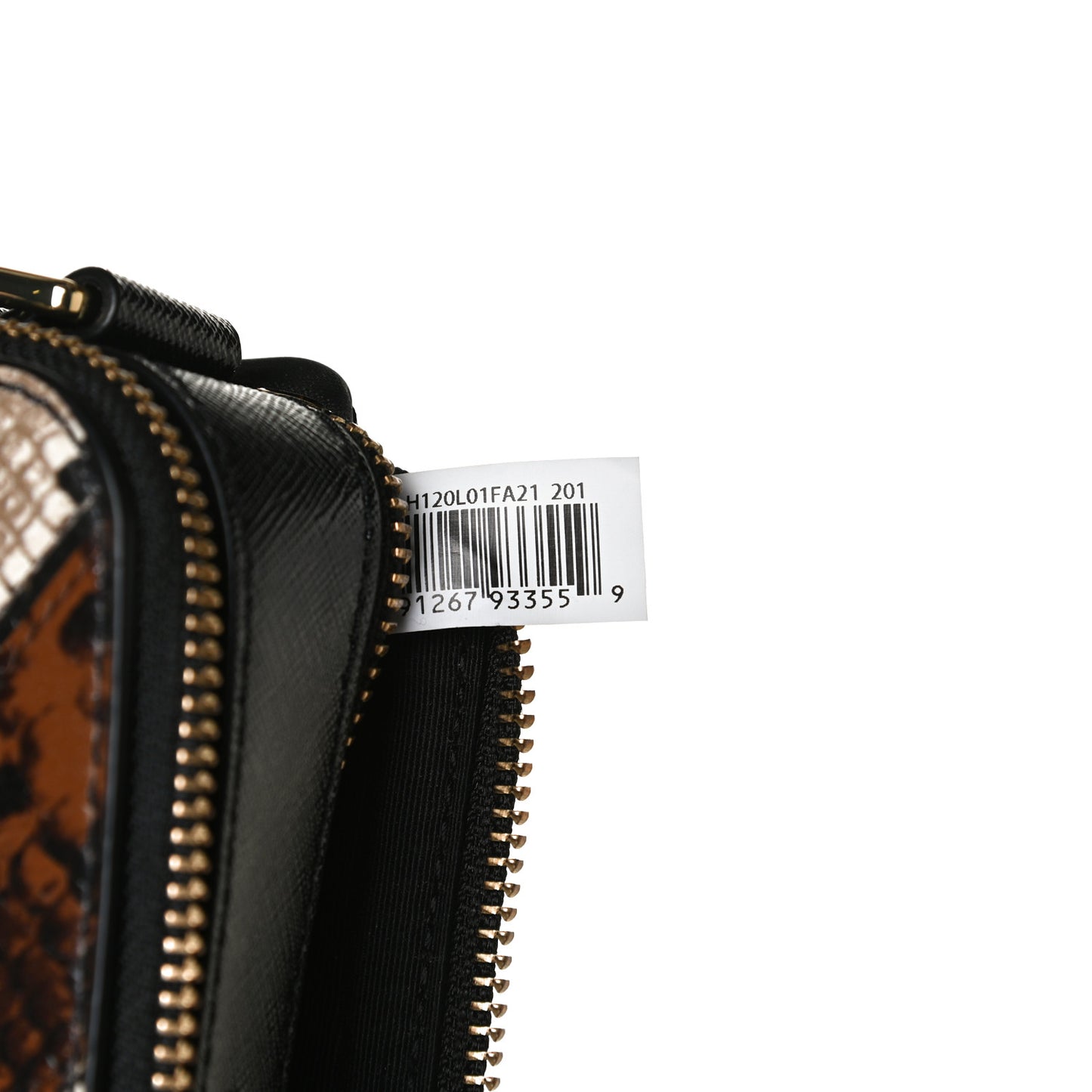 Calfskin Snake Embossed Snapshot Camera Bag