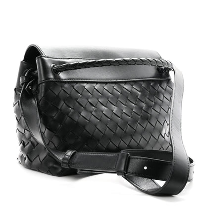 Bottega Veneta Calfskin Intrecciato Small Andiamo Messenger Bag Black 2 of 9