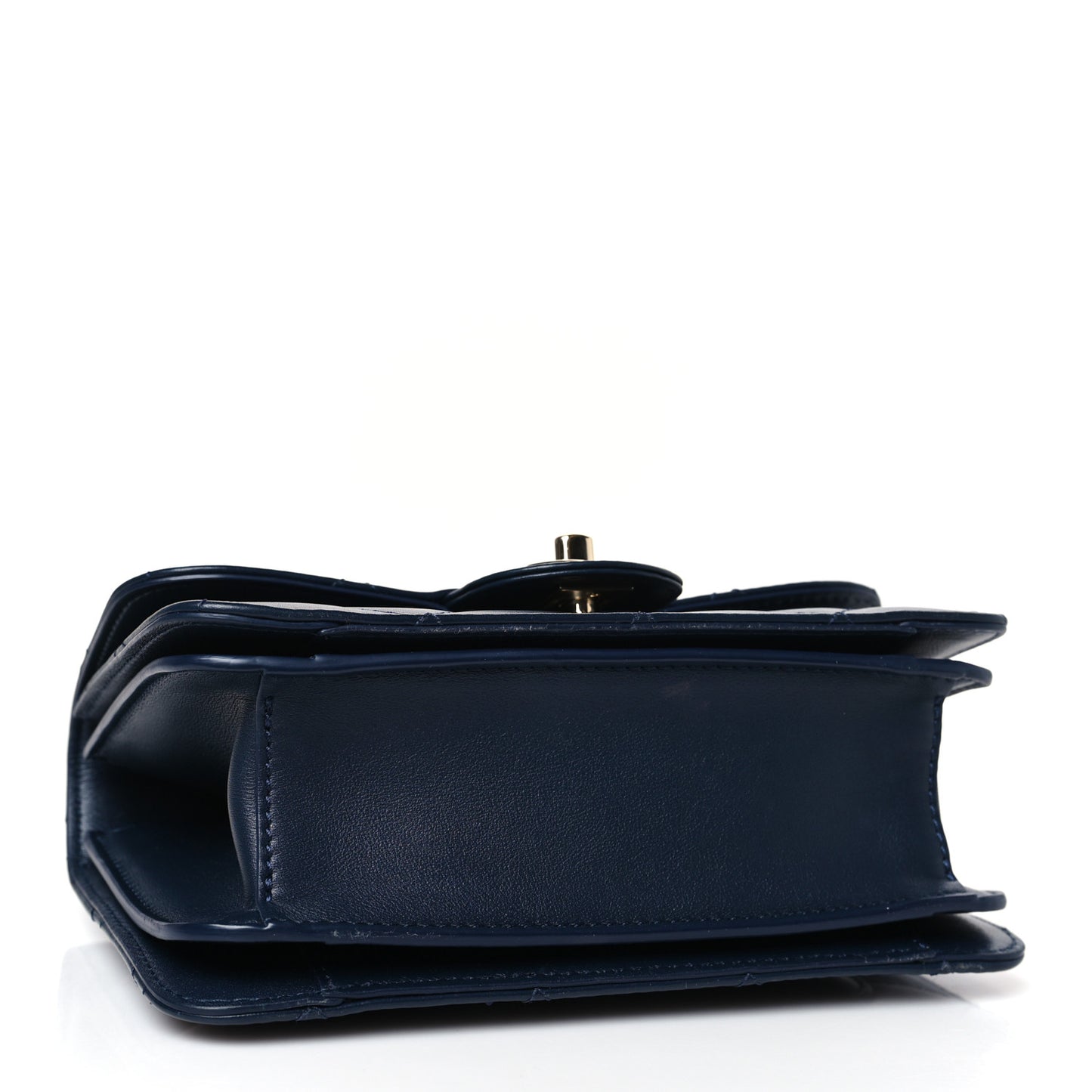 Calfskin Quilted Small Coco Lady Flap Navy