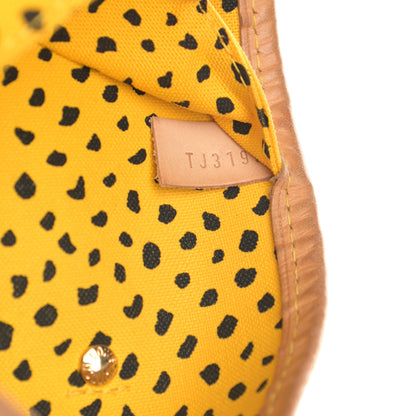 Louis Vuitton Monogram Kusama Waves Neverfull MM Yellow 7 of 18