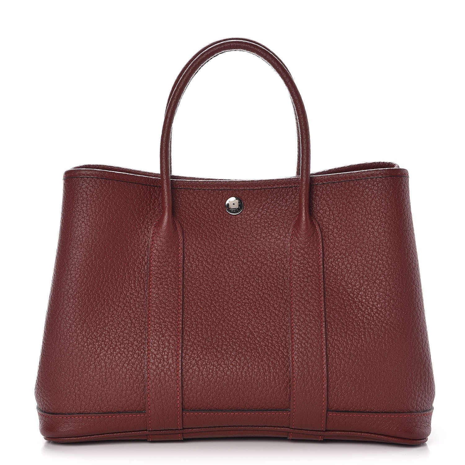 Hermes Vache Country Garden Party 30 TPM Rouge H 1 of 8