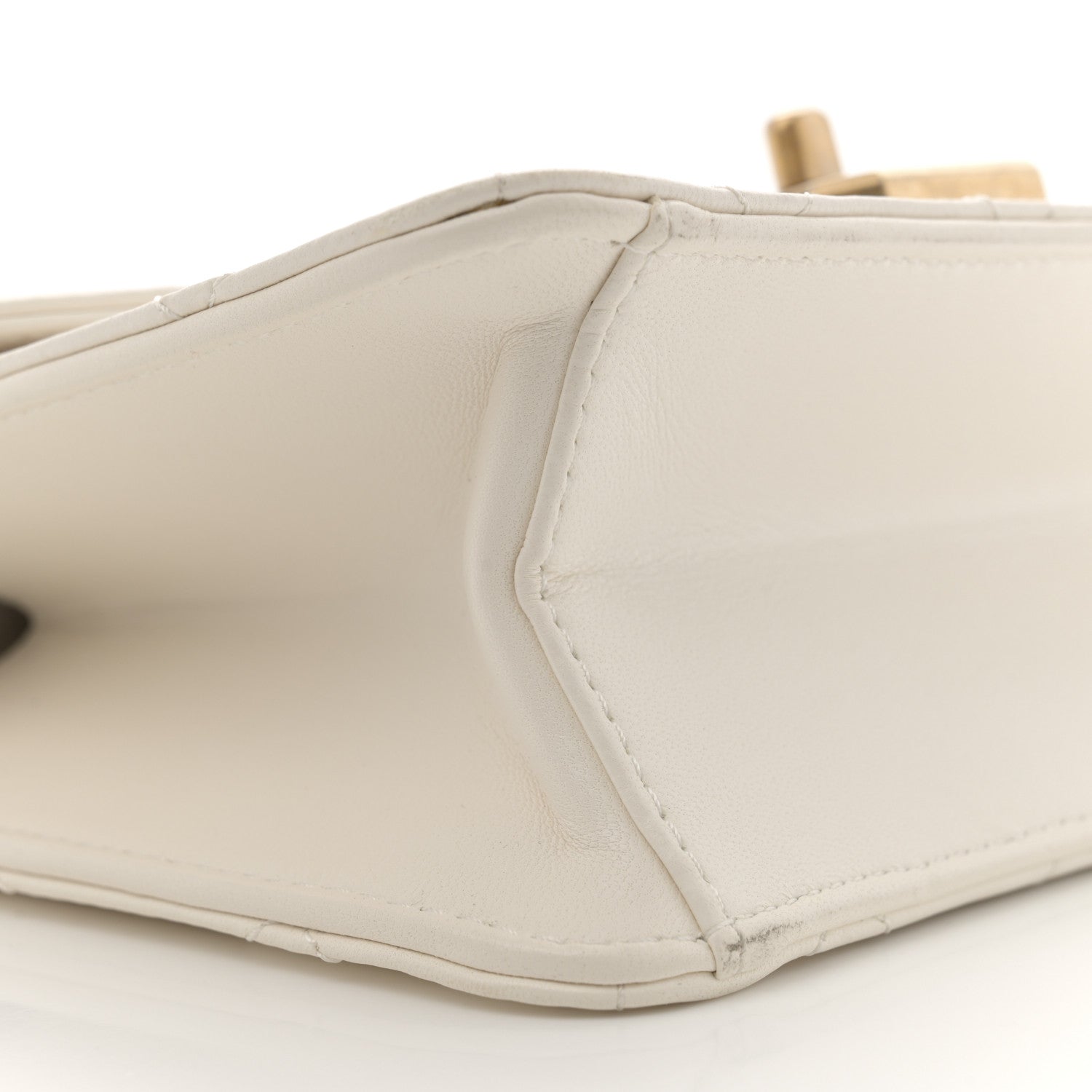 Chanel Calfskin Strass Quilted Flap White 9 of 14
