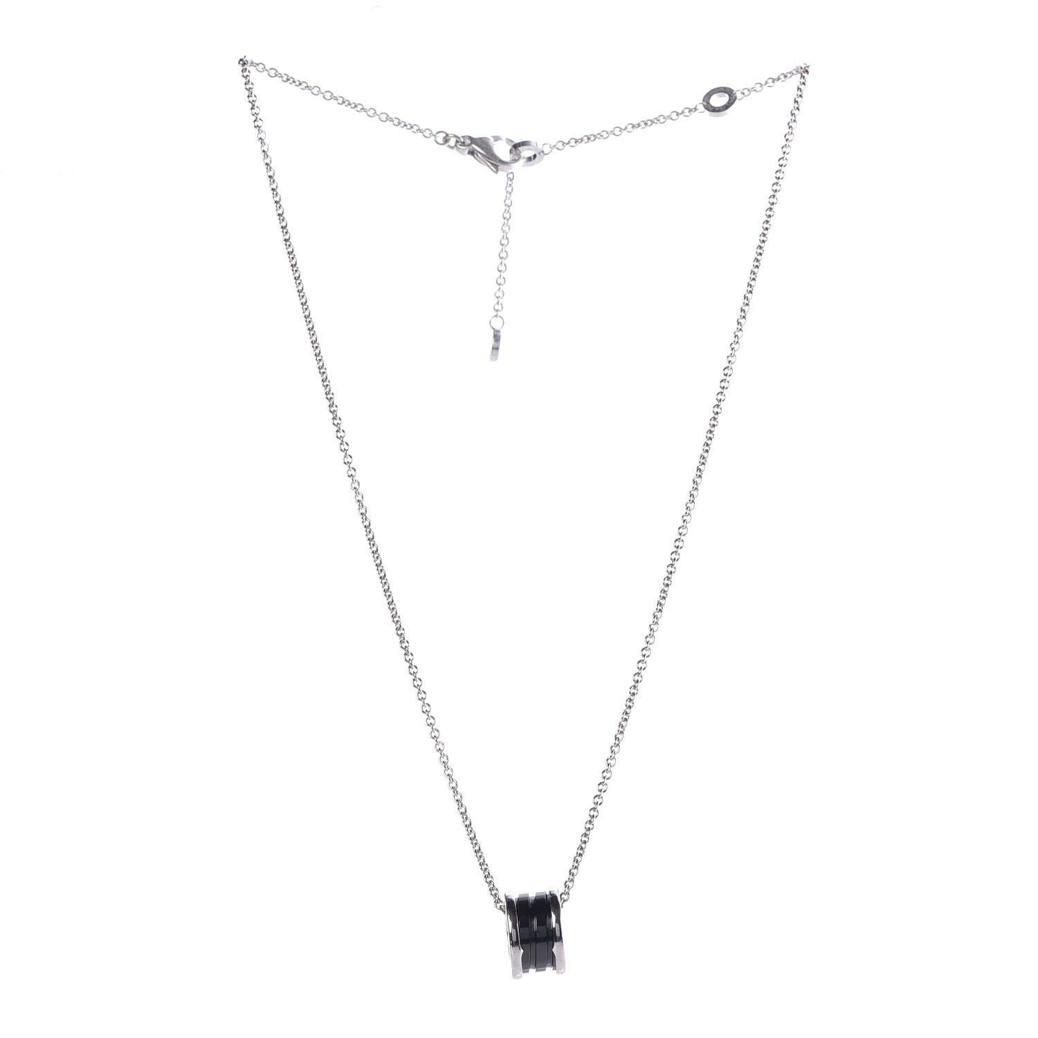 Bulgari Sterling Silver Ceramic Save The Children Pendant Necklace 3 of 7