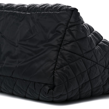 Chanel Nylon Quilted Large Coco Cocoon Tote Black 9 of 9