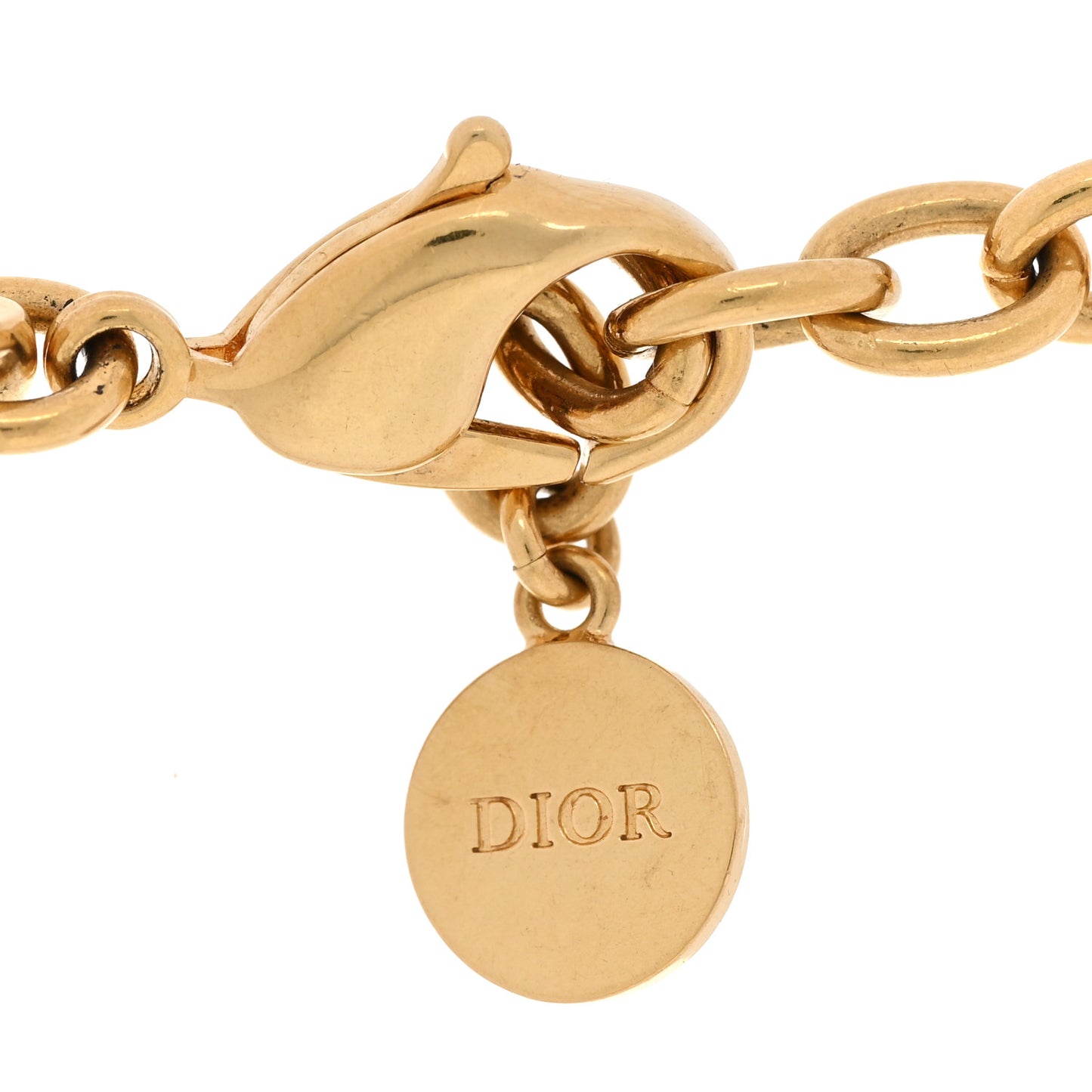 Metal Danseuse Etoile Chain Choker Necklace Gold