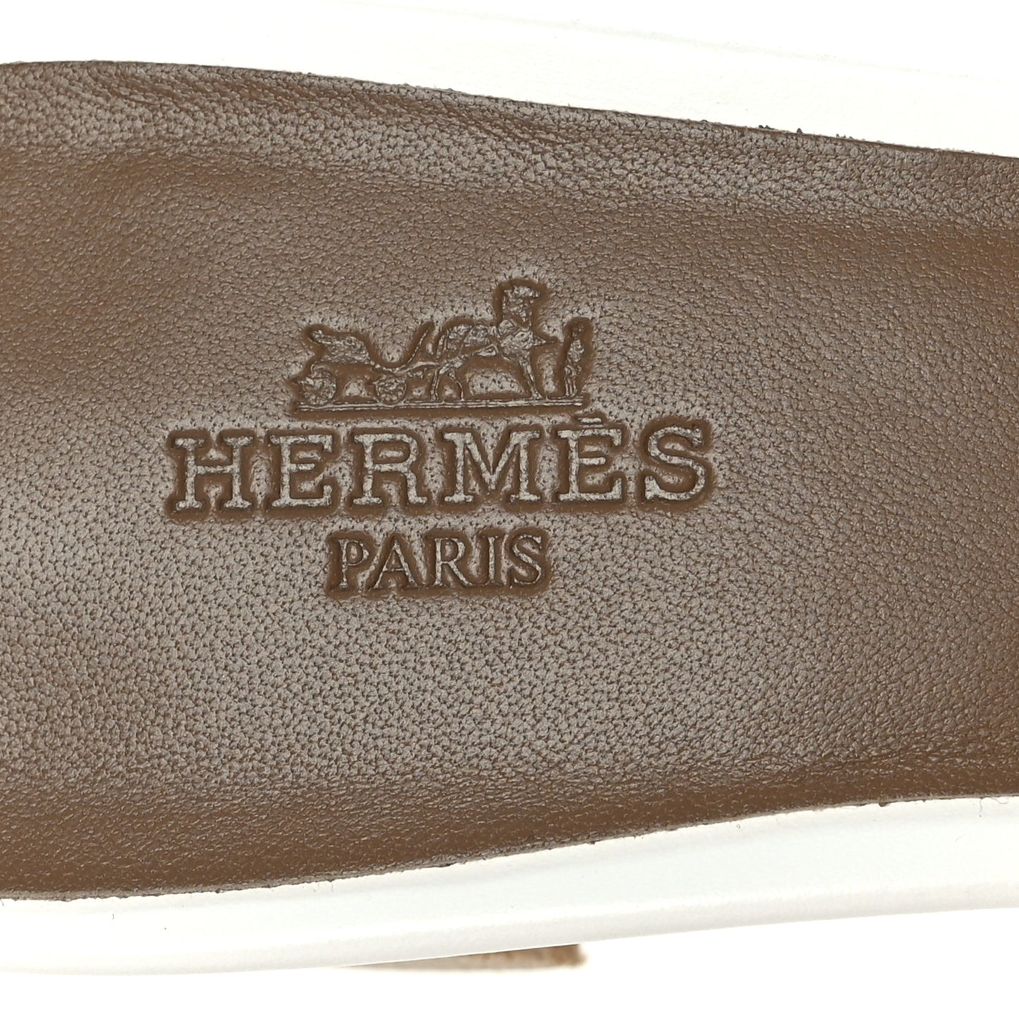 Calfskin Oasis Sandals 38 White