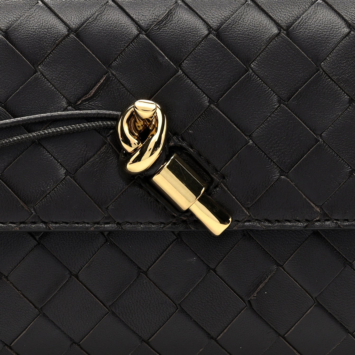 Bottega Veneta Nappa Intrecciato Long Andiamo Top Handle Clutch Fondant 7 of 7