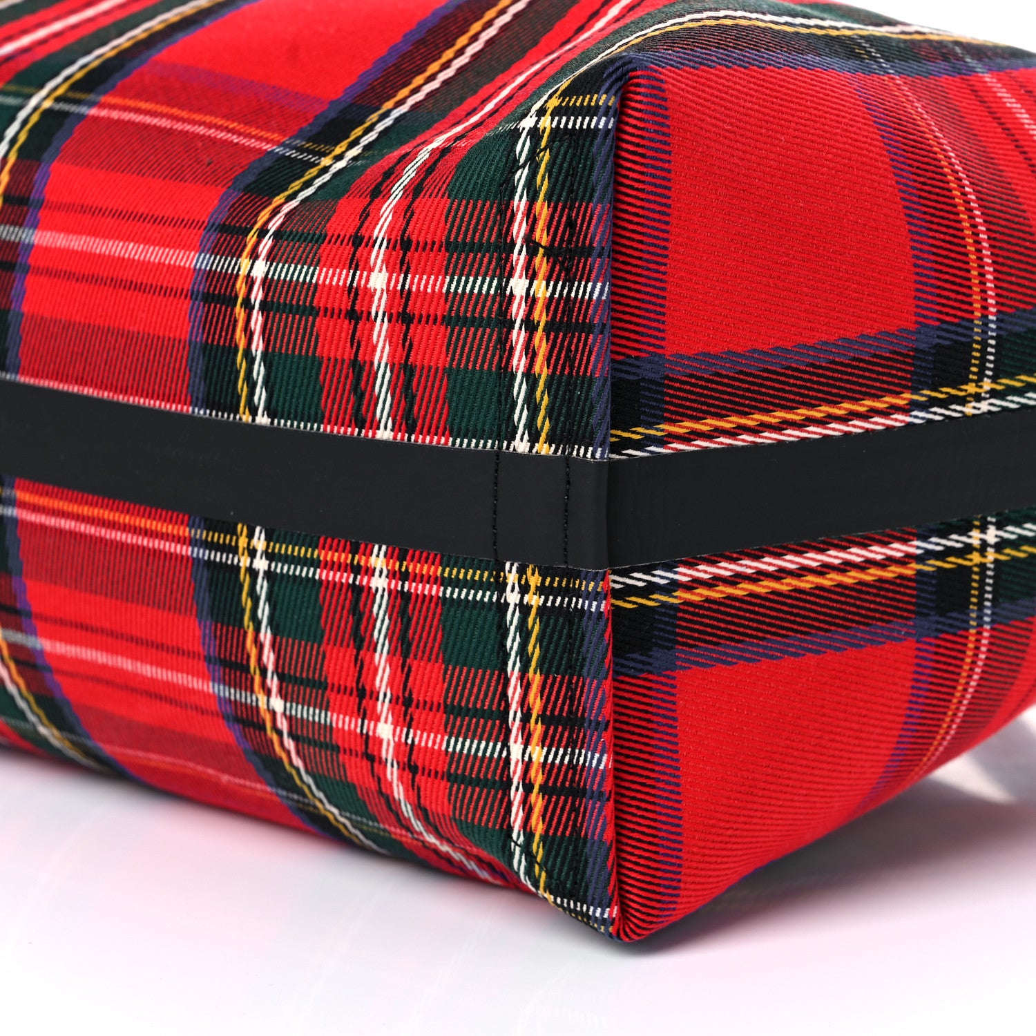 Burberry Vintage Check Medium The Giant Reversible Tote Antique Yellow Bright Red 17 of 21