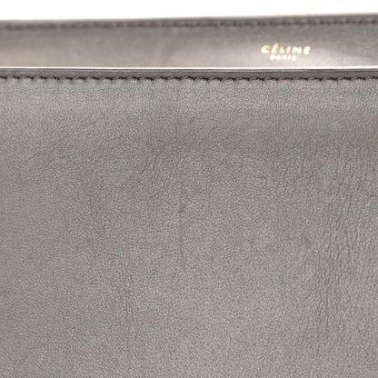 Celine Calfskin Suede Medium Tri-Color Trapeze Taupe 9 of 11