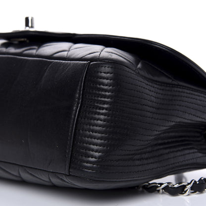 Chanel Lambskin Quilted Medium Single Flap Black 8 of 9