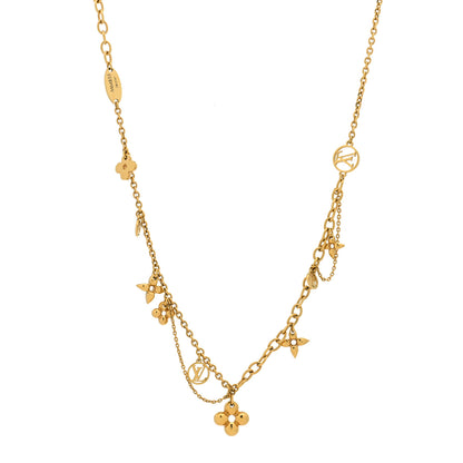 Louis Vuitton Metal Blooming Supple Necklace Gold 1 of 5