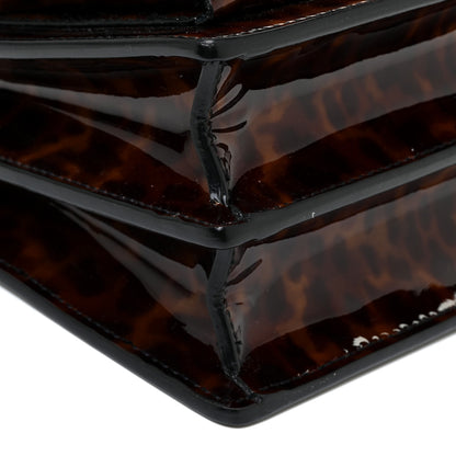 Saint Laurent Patent Small Monogram Sunset Tortoiseshell 8 of 12