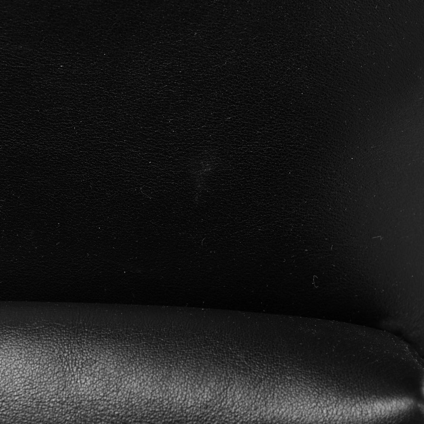 Calfskin Embroidered Logo Backpack Black