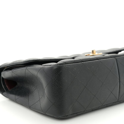 Chanel Caviar Quilted Jumbo Double Flap Black 9 of 12