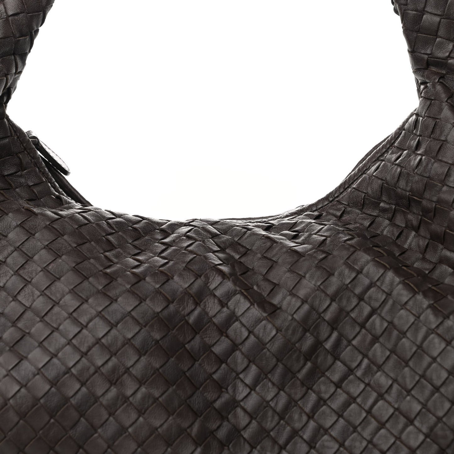 Nappa Intrecciato Large Belly Veneta Hobo Ebano