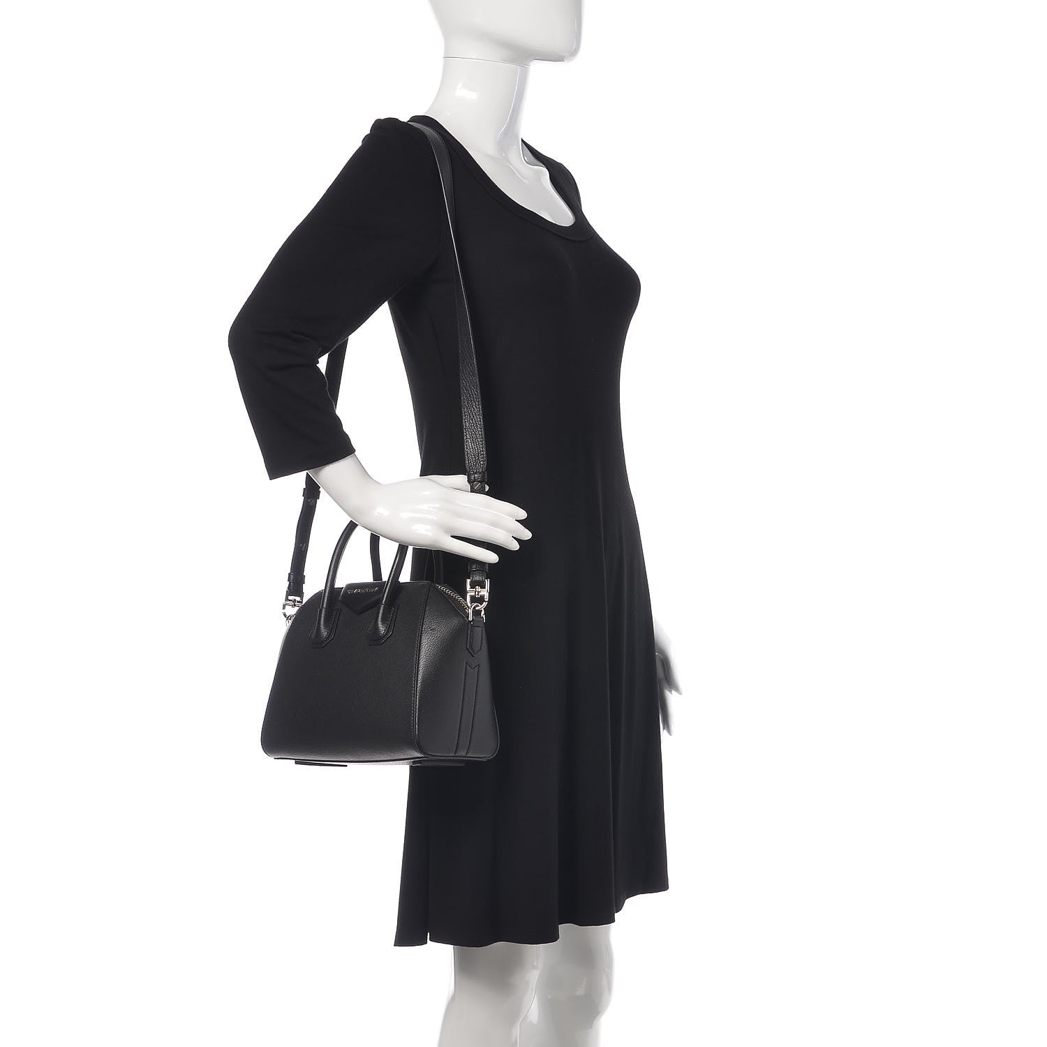 Givenchy Sugar Goatskin Mini Antigona Black 2 of 10