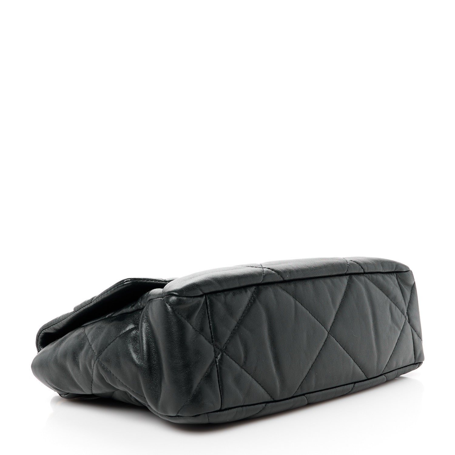 Chanel Lambskin Quilted Large Chanel 19 Flap Black 4 of 11