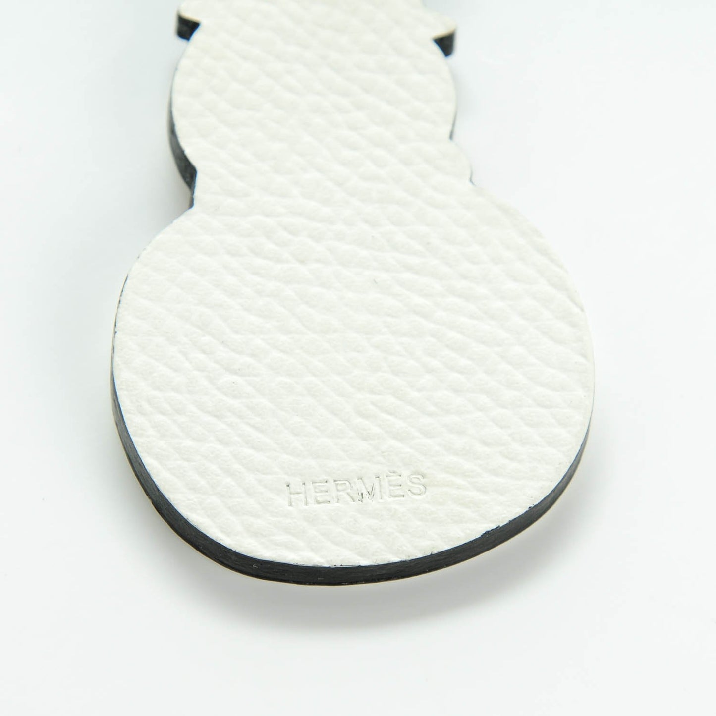 Epsom Snowman Bag Charm White