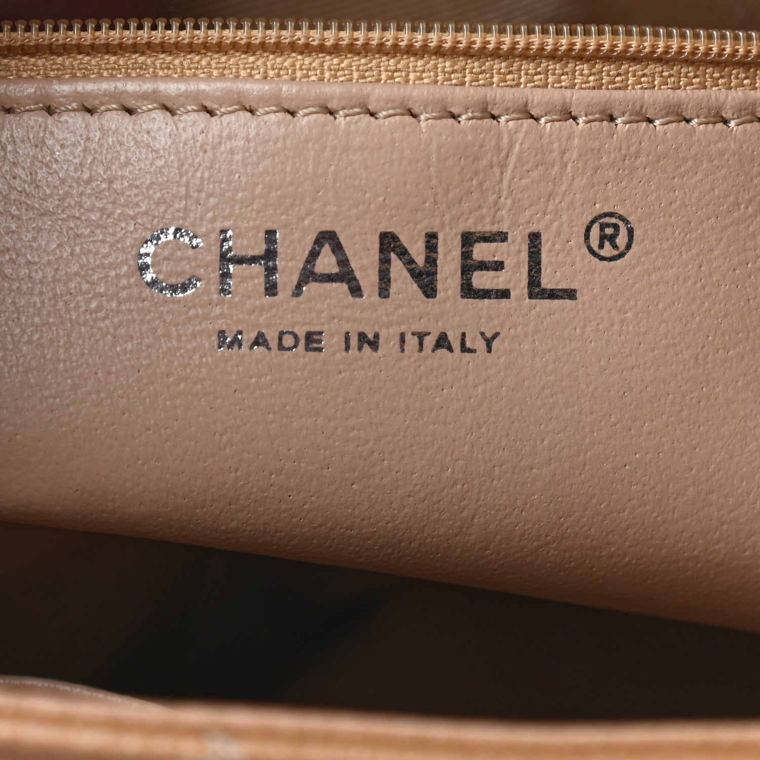 Chanel Caviar Quilted Medallion Tote Beige 6 of 12