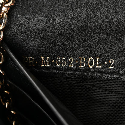 Valentino Garavani Vitello Rockstud Flap Wallet On Chain Black 8 of 15