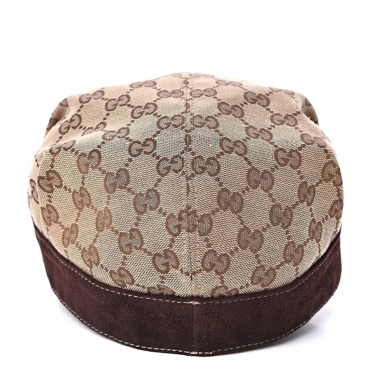 Monogram Hat M Brown