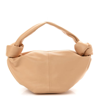 Bottega Veneta Calfskin Mini Double Knot Bag Almond 1 of 8