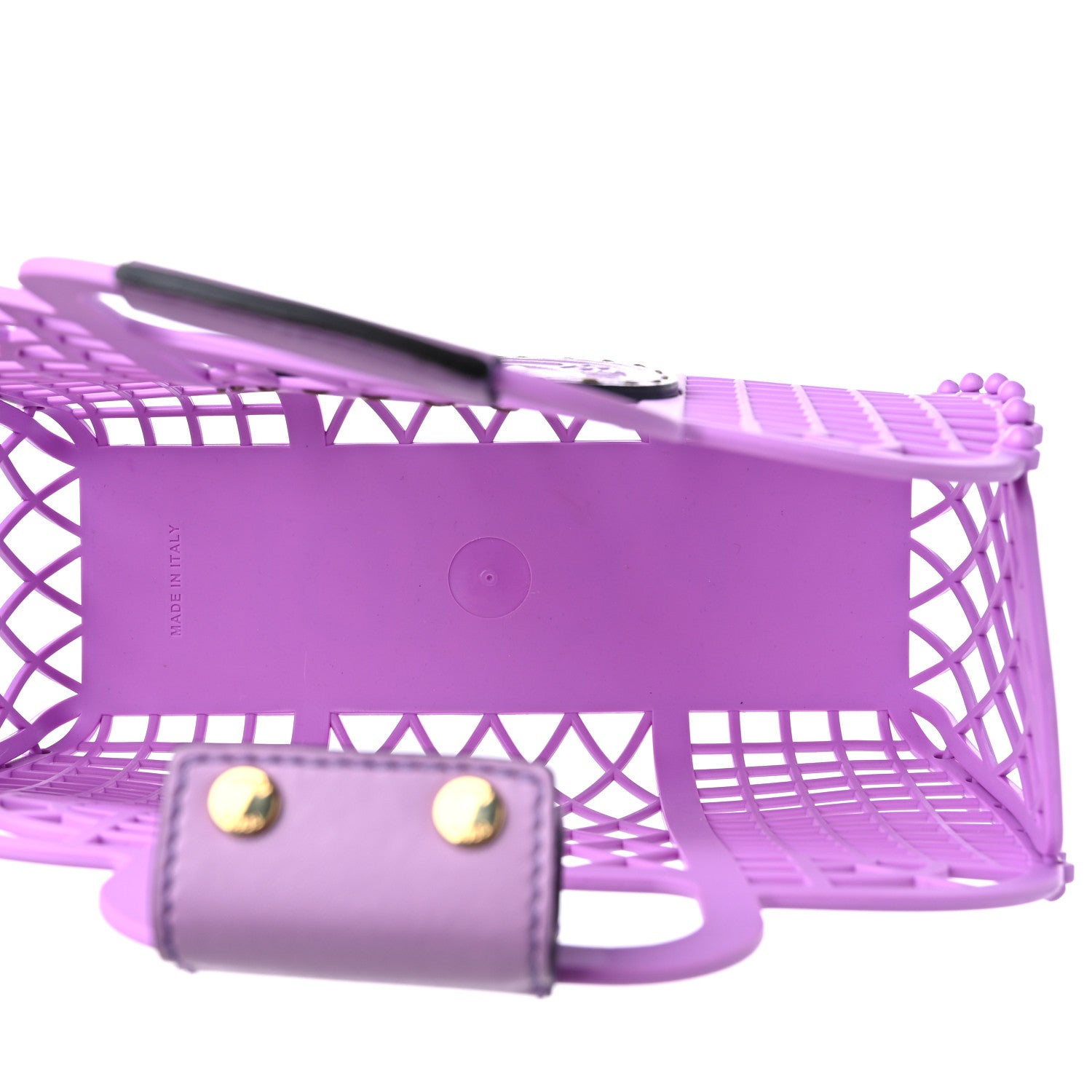 Fendi Recycled Plastic Vitello Liberty Matte Small Fendi Basket Violetta 5 of 10