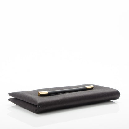 Tom Ford TOM FORD Silk Small Clutch With Handle Black 4 of 7